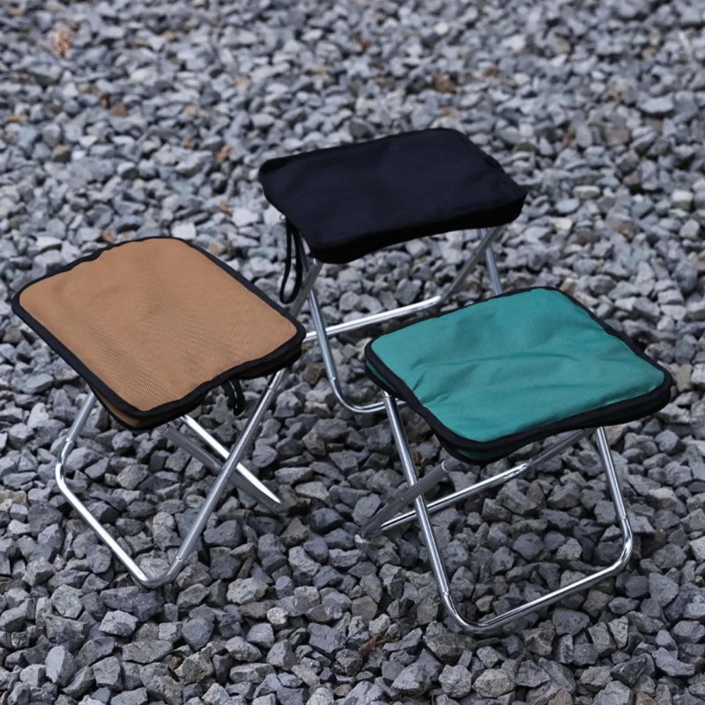Outdoor Ultra-light Folding Stool Camping Chair Portable Bench Travel Self-driving Tour Barbecue Picnic Camp Equipment